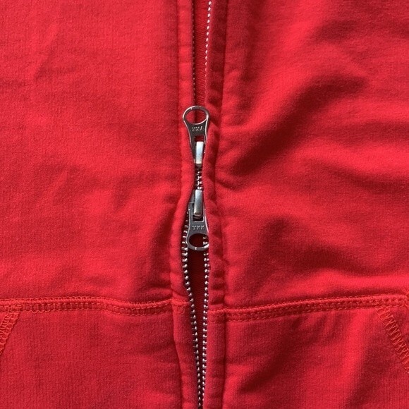ENZA | Red Full Zip Jacket Sweatshirt 2XL - Picture 6 of 6